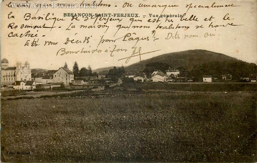 BESANÇON-SAINT-FERJEUX. - Vue Panoramique.